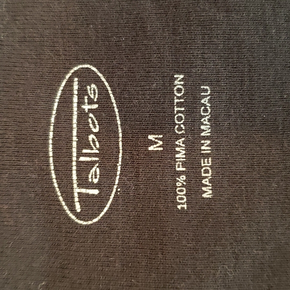 Talbots medium black top - Picture 3 of 4